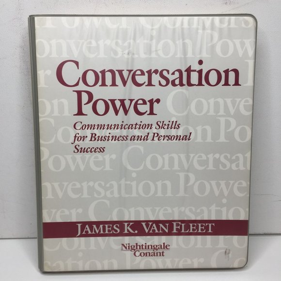 Nightingale Conant Conversation Power James K. Van Fleet 6 Cassettes Audio Tapes - Picture 1 of 7